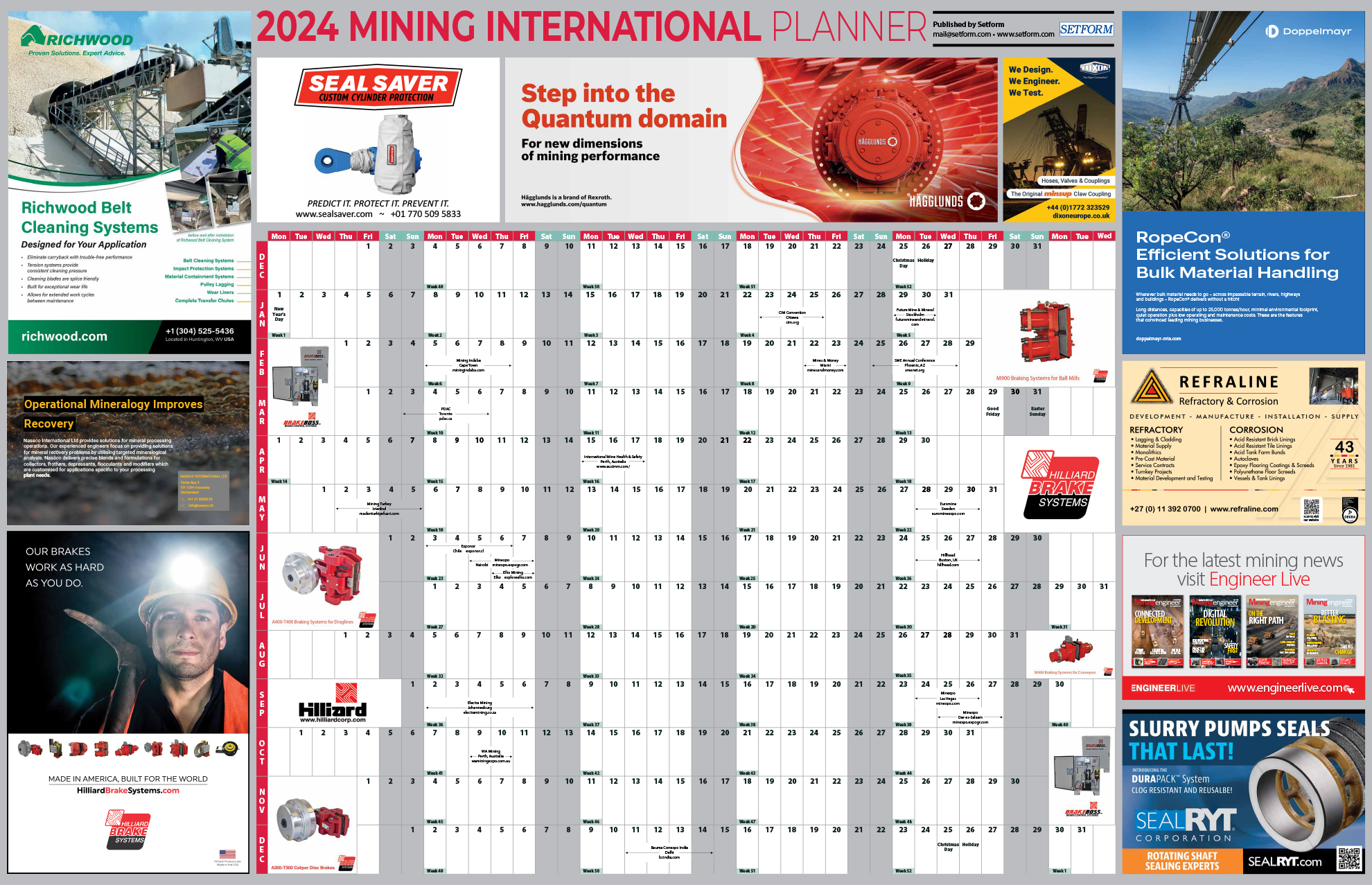 MINING YEAR PLANNER