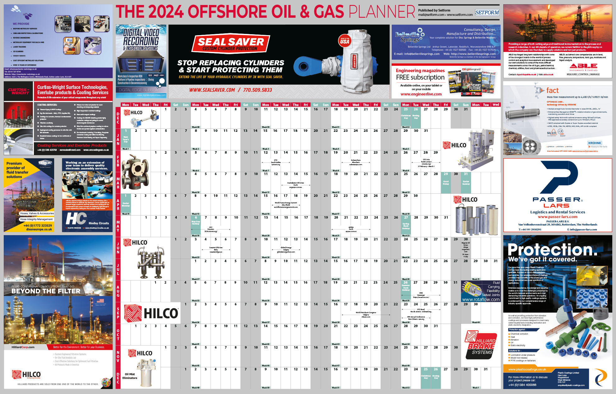 Offshore Oil Year Planner